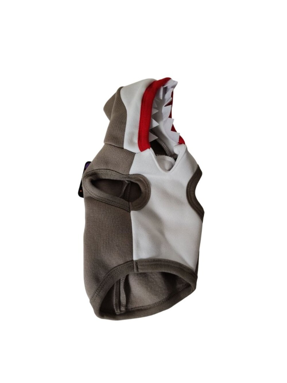 Buttons and Bones Dog Size XS Shark Fleece Hoodie Halloween Costume - Picture 6 of 6